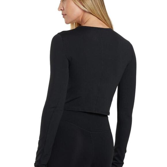 Girlfriend Collective Reset Long Sleeve Top Black Size XS - Picture 5 of 7